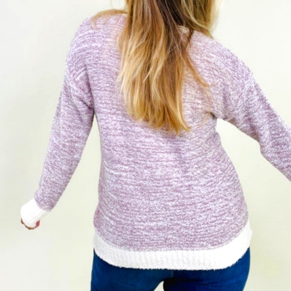 Cotton Blue NWT Soft Brushed Sweater Med - Picture 2 of 9